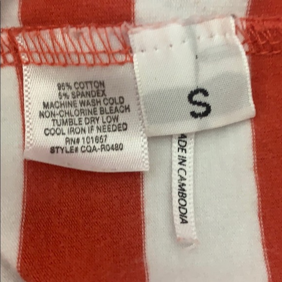 Gabriella Rocha Striped Scoop Neck Tank Romper Women's Size Small - Picture 8 of 8